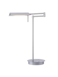 Настольная лампа "PYRAMIDIX" из необработанной стали - (Д)14,2 см x (Ш)14,2 см x (В)38 см näve