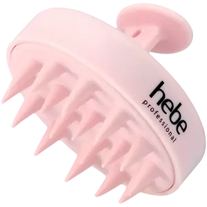 Щетка для мытья волос и массажа головы, розовая, 1 шт. Hebe Professional Shampoo brush