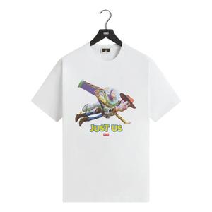 Винтажная футболка KITH x Disney Pixar Just Us Flying, цвет «белый»