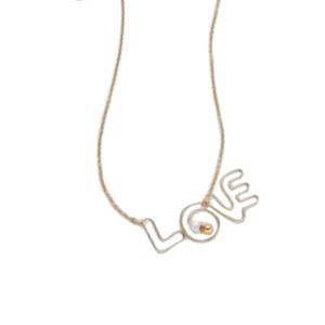 MARNI Латунное ожерелье унисекс золотое