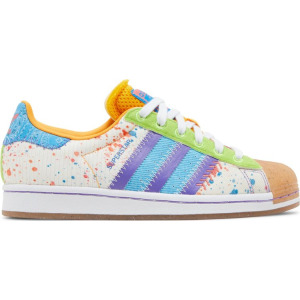 Кроссовки Adidas S.E.E.D x Wmns Superstar G20 CM 201 'Paint Splattered', оранжевый