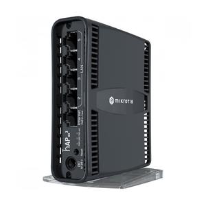 Wi-Fi роутер MikroTik hAP ax2, C52IG-5HAXD2HAXD-TC, чёрный