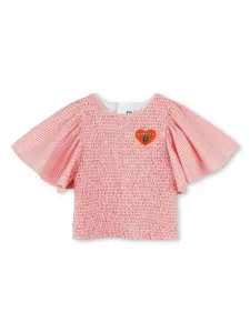 Блузка в полоску Kenzo Kids, красный