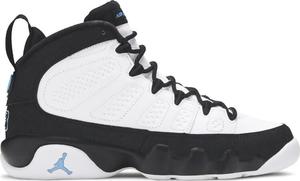 Кроссовки Air Jordan 9 Retro GS University Blue, белый