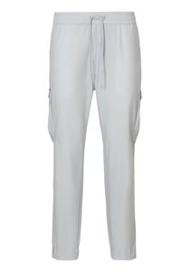 Зауженные брюки-карго BOSS T_Urbanex, светло-серый