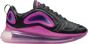 Кроссовки Nike Air Max 720 GS 'Black Laser Pink', черный