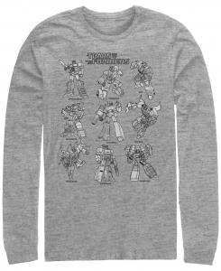 Мужская футболка с длинным рукавом «трансформеры» Fifth Sun, мульти