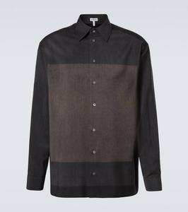 Шерстяная рубашка Albers Loewe, Black/Grey