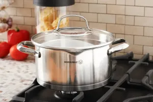 Индукционная кастрюля Korkmaz A1991 Steama из нержавеющей стали Özberk
