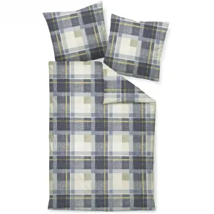 Постельное белье Janine «DAVOS65159 07», на молнии, цвет denimblau