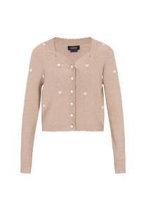 Usha BLACK LABEL Вязаный кардиган в бежевом цвете