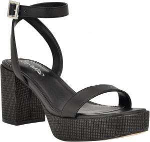 Женские босоножки на каблуке Calvin Klein Lalah, Black 001