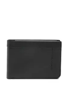 Кожаный кошелек Piquadro, черный