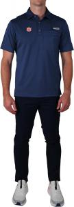 Columbia Golf мужская футболка Auburn Univ Flycaster Polo, Navy