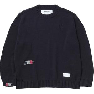 Свитер Savage с круглым вырезом NEIGHBORHOOD, черный