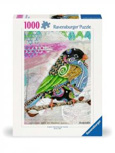 Пазл Ravensburger, 1000 деталей, красочная птичка разных цветов