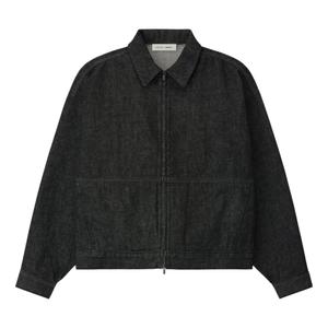 Рабочая джинсовая куртка Fear of God Essentials, цвет «Винтажный черный»