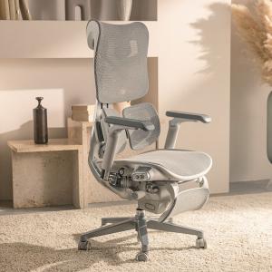 SIHOO T6 эргономичное кресло с электромассажем, без сборки, алюминиевые поворотные ножки, регулируемые подлокотники