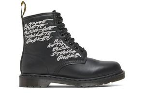 Ботинки Dr. Martens Futura Laboratories x 1460 Embroidered, черный (Размер EU 45)