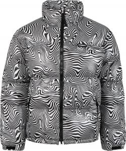 Пуховик Vetements Logo Zebra Puffer Jacket 'Zebra Print', разноцветный