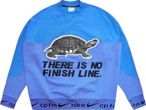 Толстовка Nike x Cactus Plant Flea Market Fleece Crewneck 'Blue', синий
