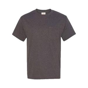 Аутентичная однотонная футболка с карманами Floso, цвет Charcoal Heather