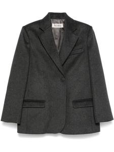Róhe меланжевый блейзер, серый
