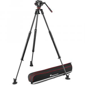 Жидкостная видеоголова Manfrotto 504X со штативом из углеродного волокна 635 FAST