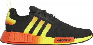 Кроссовки Adidas NMD_R1 'Black Orange Yellow Gradient', черный