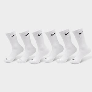 Носки для тренинга Nike Everyday Plus Cushioned Crew (6 шт.), белый