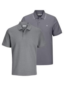 JACK & JONES Футболка 'Austin' в крапчатом сером