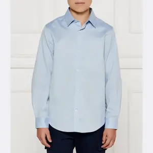 Рубашка-Сорочка стандартного кроя Boss, синий