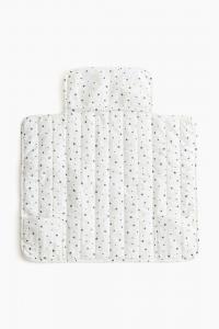 Складной пеленальный коврик H&M Folding Scroll, 66X60 см, белый