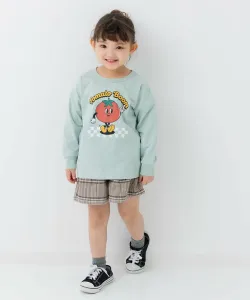 Футболка с длинными рукавами, 100% хлопок, с принтом Chil2, цвет Tomato/Mint