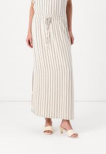 Юбка макси SLFVIVA STRIPED ANKLE SUN Selected Femme, Sandshell