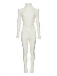 Кружевной комбинезон Koniakow Magda Butrym, белый