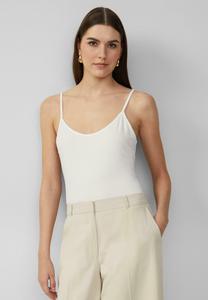 Топ SPAGHETTITRÄGER-IM SLIM FIT AUS s.Oliver BLACK LABEL, кремовый