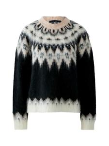 Свитер черно-красный Oui