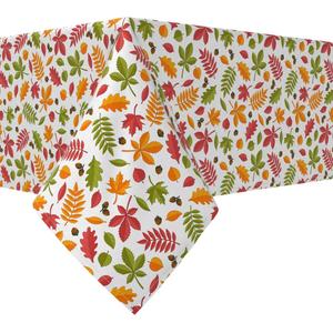 Прямоугольная скатерть, 100% хлопок, 52x120 дюймов, разные листья.