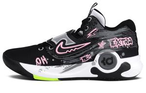 Nike Кроссовки для баскетбола KD Trey 5 X с амортизацией и износостойким покрытием мужские low top Black Rose Fuchsia