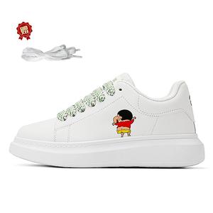 Низкие повседневные кроссовки Unisex Crayon Shinchan, белый черный