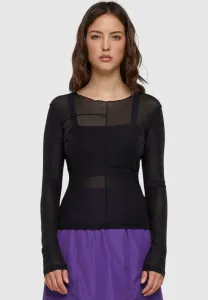 Блузка с открытым швом Urban Classics, Black