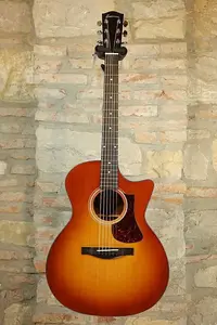 EASTMAN AC222CE Deluxe - Гранд-аудиториум из цельного овангкола - GoldBurst с системой Fishman Presys VT