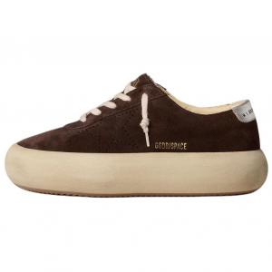 Golden Goose Кроссовки Space Star Cow Leather Low top мужские темно-коричневые