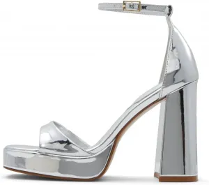 Женские босоножки на каблуке ALDO Montag, серебряный