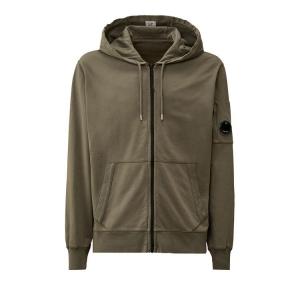 Толстовка C.P. Company Light Fleece Hooded Full Zip Sweatshirt, Gunmetal