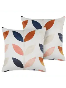 Декоративная подушка Beliani 2er Set Deko QUINOA, цвет bunt/weiß