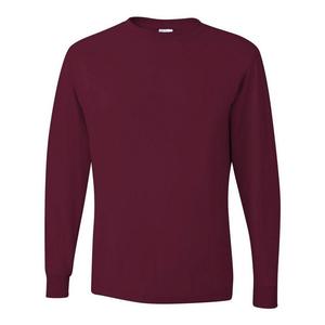Футболка Jerzees Dri-power с длинными рукавами 50/50 JERZEES, цвет Maroon