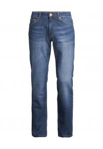 Джинсы "Mythos" с 5 карманами, потертые, мужские DUNMORE, цвет Royal Blue