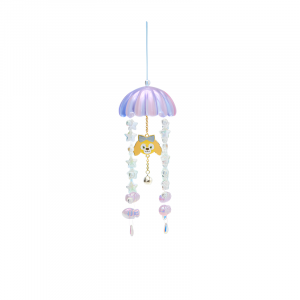 Подвеска-ветряной колокольчик x LAND CookieAnn Shanghai 2025 Duffy And Friends Summer Ocean Party Charm IP Merch Disney, cookie ann wind chime charm